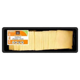 Chef's Larder Medium Cheddar Slices 1kg  Adomoo